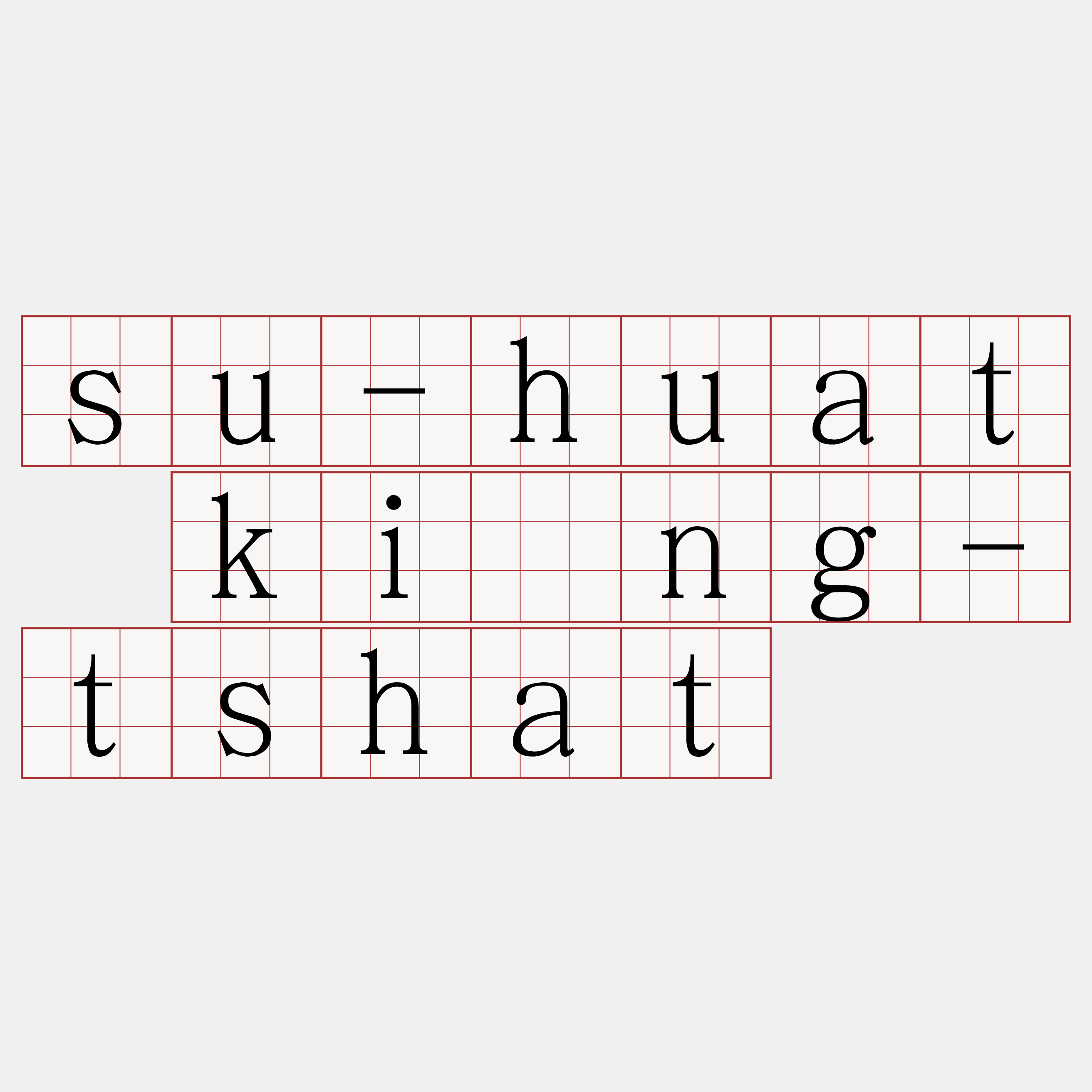 su-huat kíng-tshat